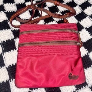 Dooney & Bourke Nylon North South Triple Zip crossbody bag
